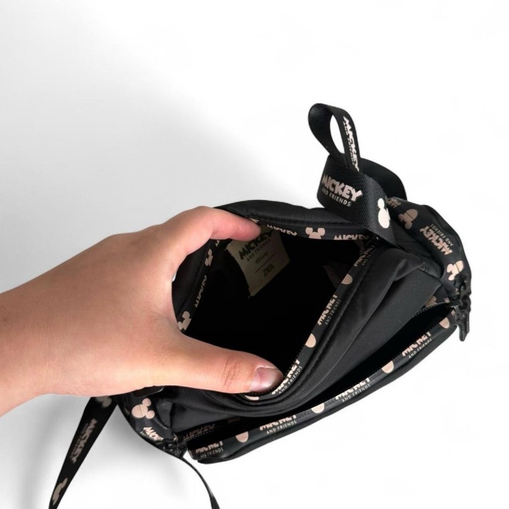 Zara Black Mickey Crossbody Bag - Picture 4 of 4